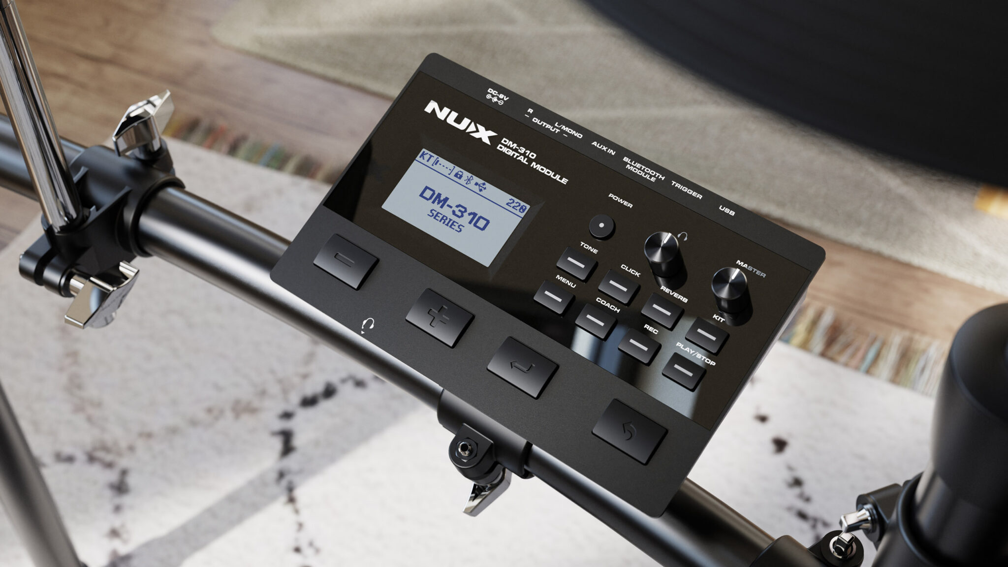 NUX DM-310 All Mesh Head Digital Drum Kit - Image 3
