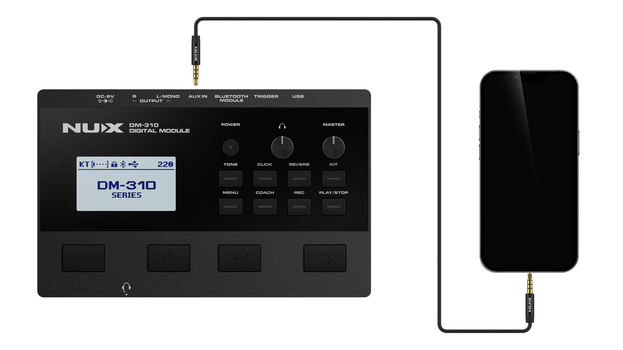 NUX DM-310 All Mesh Head Digital Drum Kit - Image 4
