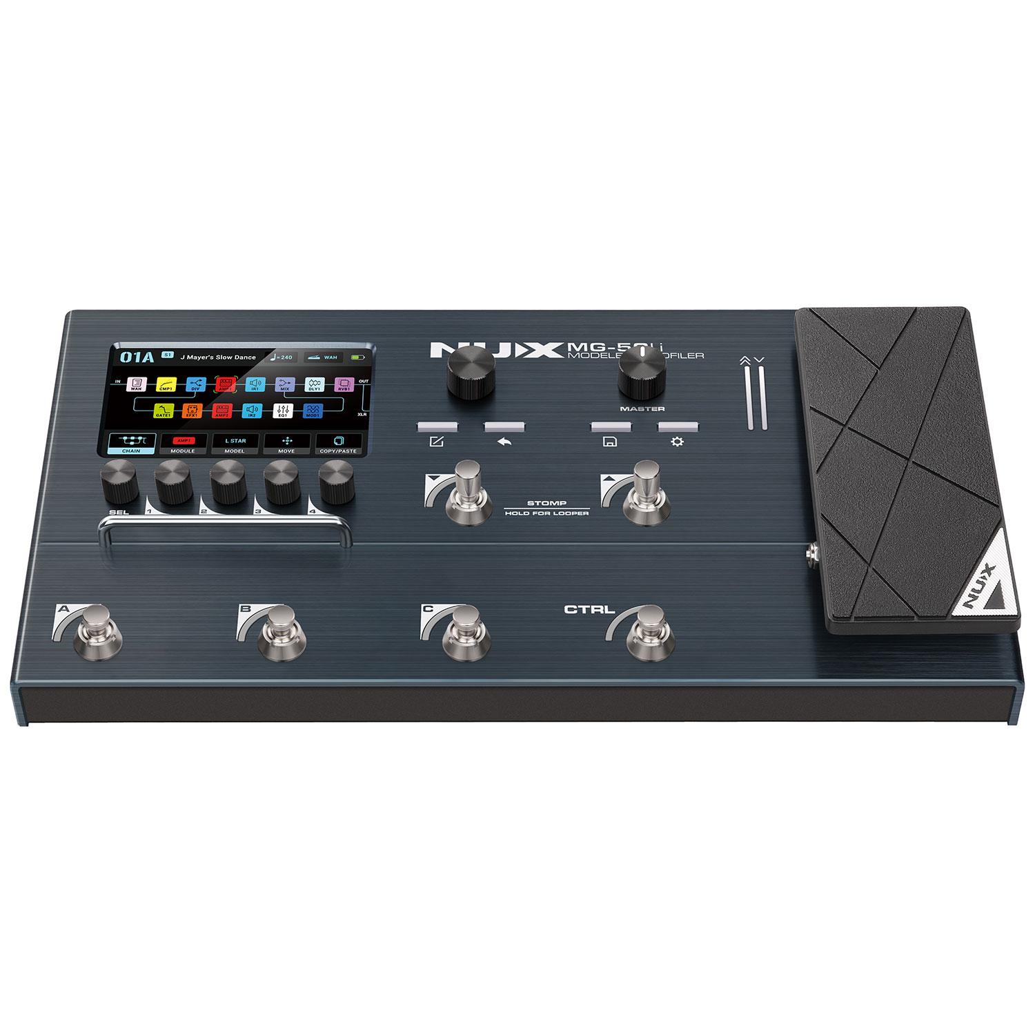 Nux MG-50Li Guitar & Bass Multi-FX Processor and Profiler with Built in Rechargeable Battery - Image 3