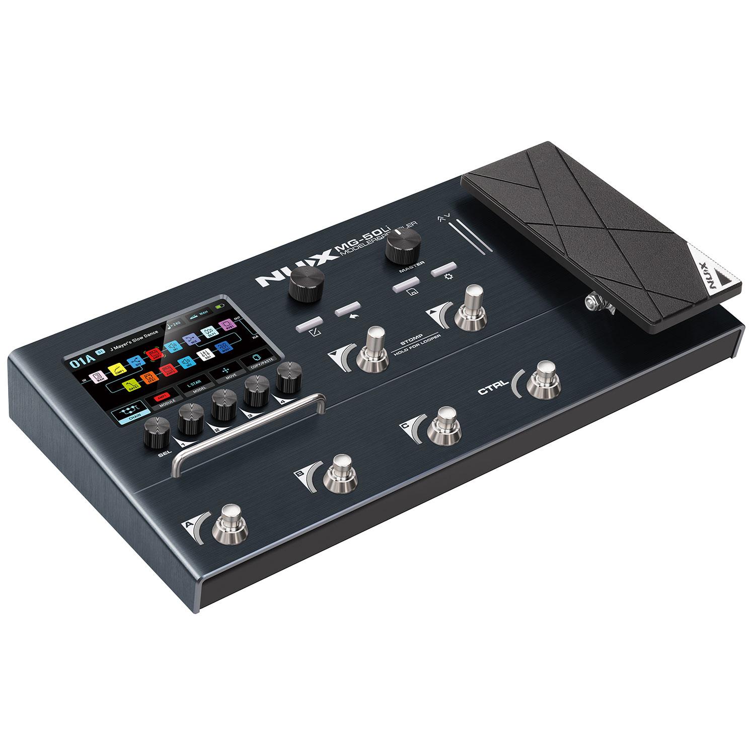 Nux MG-50Li Guitar & Bass Multi-FX Processor and Profiler with Built in Rechargeable Battery - Image 6