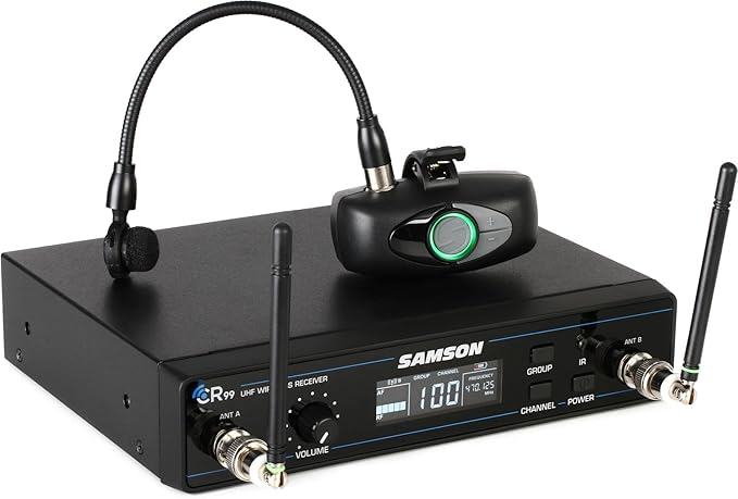 Samson AWX Wind Instrument Micro Transmitter UHF Wireless System (D: 542 to 566 MHz)