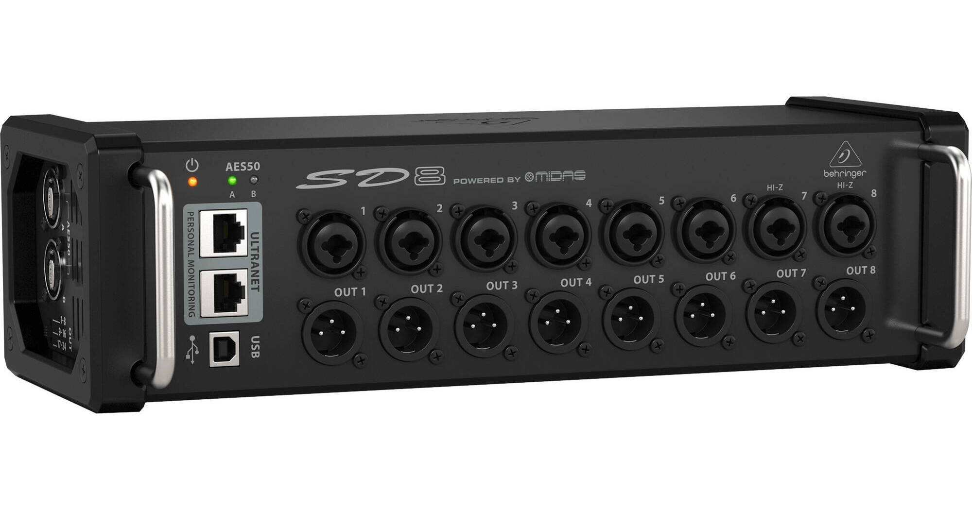 Behringer SD8 I/O Stage Box with 8 Preamps