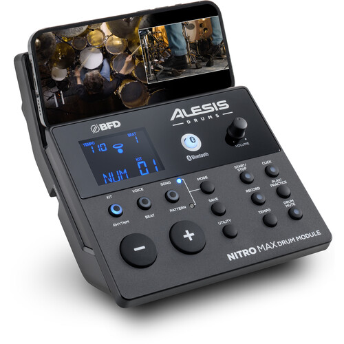 Alesis Nitro Max 8-Piece Electronic Drum Kit with Mesh Heads and Bluetooth - Image 18