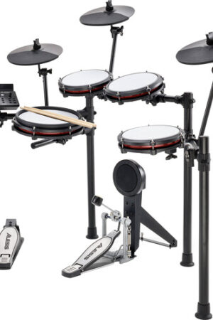 Alesis Nitro Max 8-Piece Electronic Drum Kit with Mesh Heads and Bluetooth