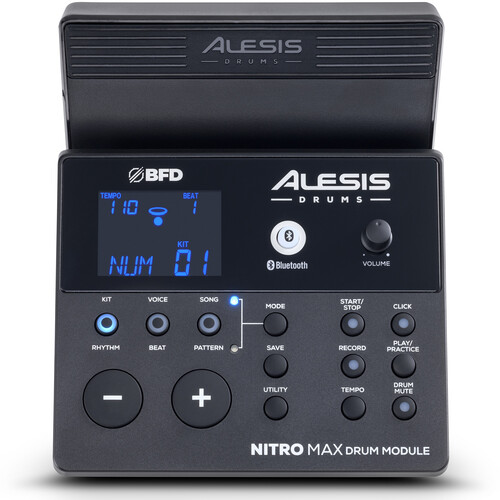 Alesis Nitro Max 8-Piece Electronic Drum Kit with Mesh Heads and Bluetooth - Image 8