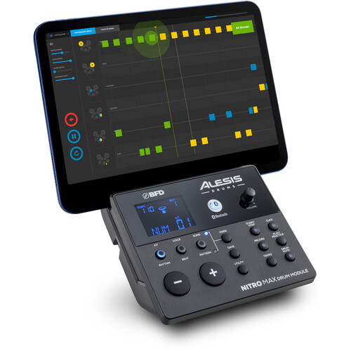 Alesis Nitro Max 8-Piece Electronic Drum Kit with Mesh Heads and Bluetooth - Image 10