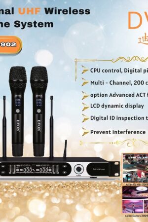 DVON Ai-902 Dual Professional Wireless Microphone