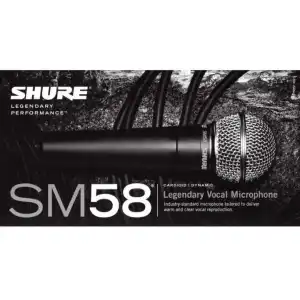 Shure SM58 Dynamic Vocal Microphone - Image 3